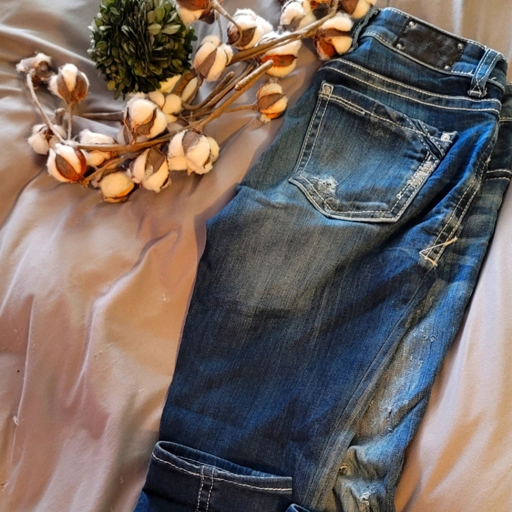 Buckle Black Jeans